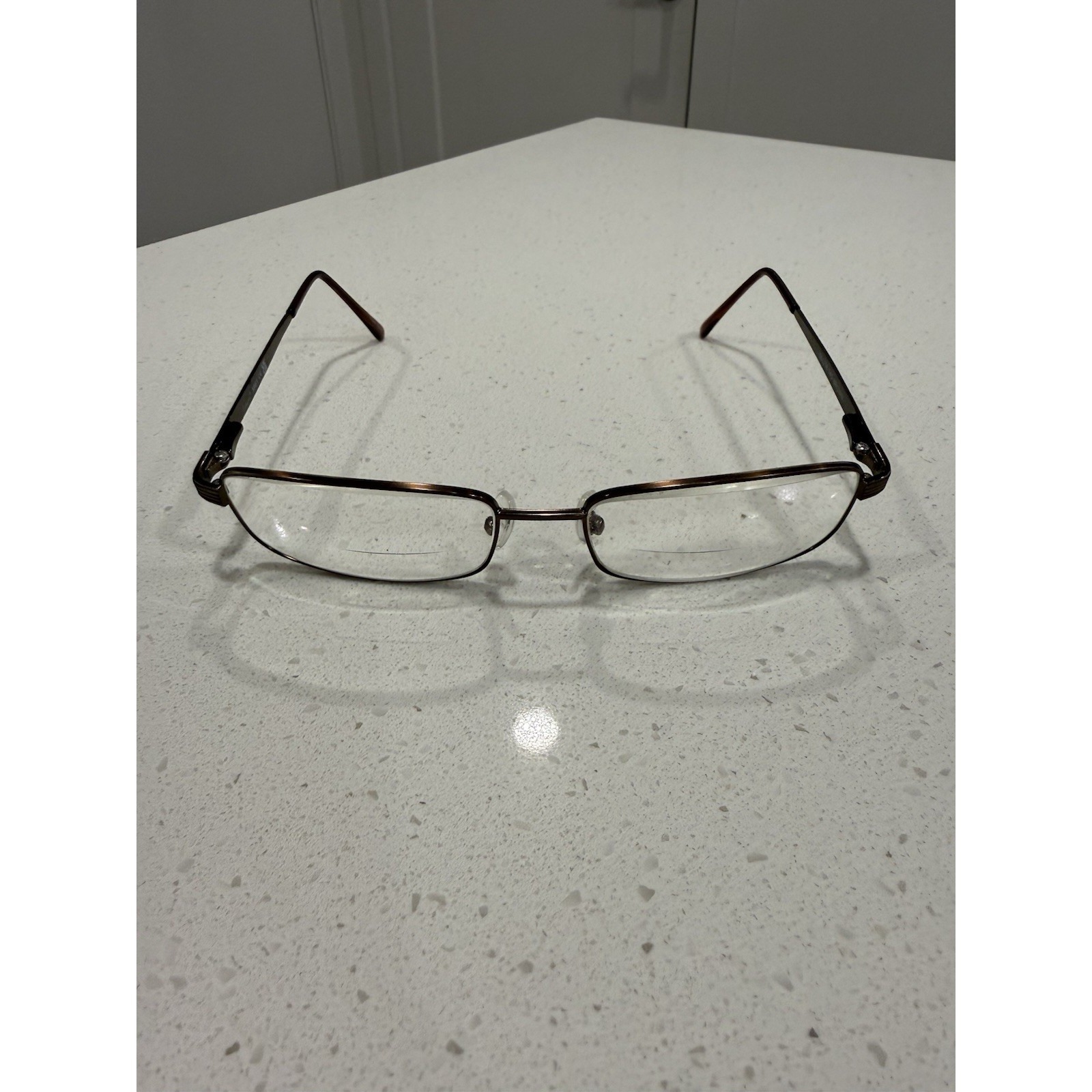 Enhance Eyeglasses 3861 Metal Brown 55-18-145 Frames Only